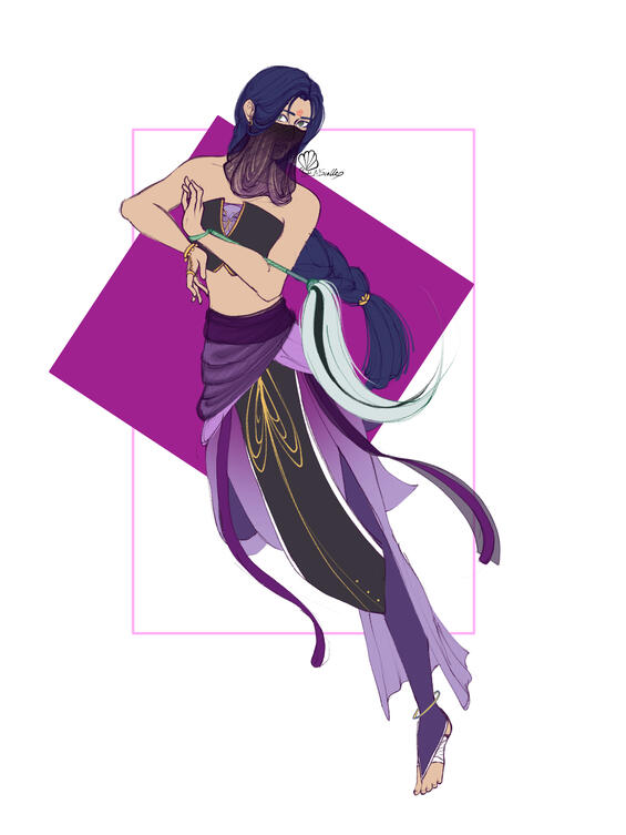 Flat Colored Sketch